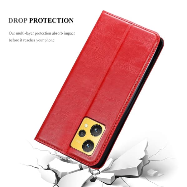 Realme 9 4G / 9 PRO+ Fodral Skal Plånboksfodral Case med magnetisk stängning, ståfunktion och kortficka