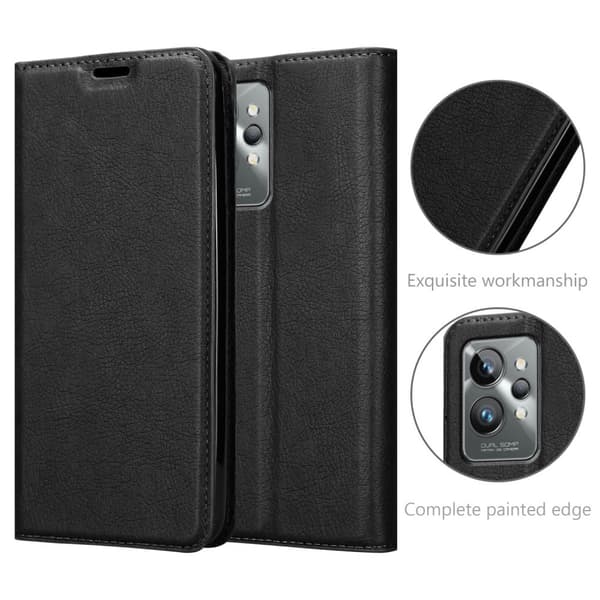 Realme GT 2 PRO Fodral Skal Plånboksfodral Case med magnetisk stängning, ståfunktion och kortficka