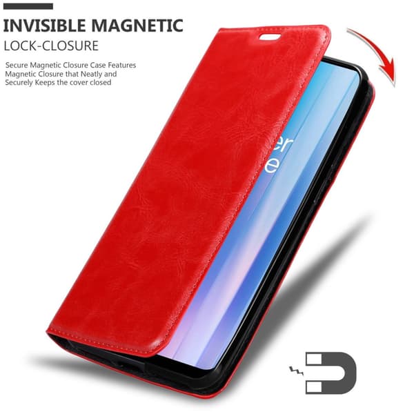 Lommebokdeksel til OnePlus Nord CE 2 5G Deksel med magnetisk lukking, stativfunksjon og kortlomme