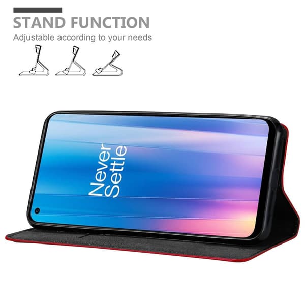 Lommebokdeksel til OnePlus Nord CE 2 5G Deksel med magnetisk lukking, stativfunksjon og kortlomme