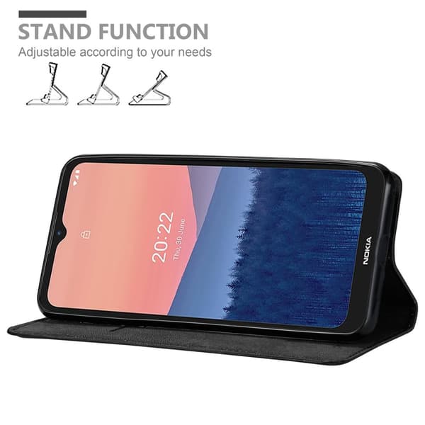 Nokia C21 Fodral Skal Plånboksfodral Case med magnetisk stängning, ståfunktion och kortficka