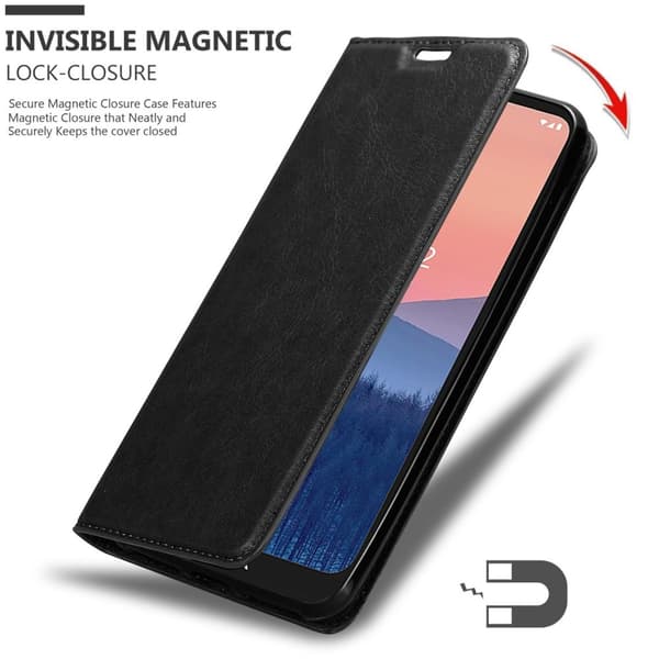 Nokia C21 Fodral Skal Plånboksfodral Case med magnetisk stängning, ståfunktion och kortficka