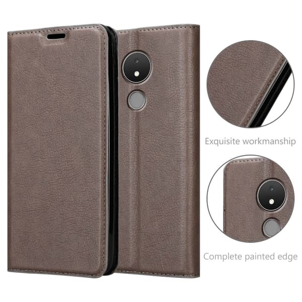 Nokia C21 Fodral Skal Plånboksfodral Case med magnetisk stängning, ståfunktion och kortficka
