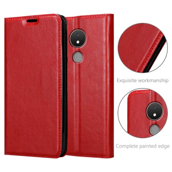 Nokia C21 Fodral Skal Plånboksfodral Case med magnetisk stängning, ståfunktion och kortficka