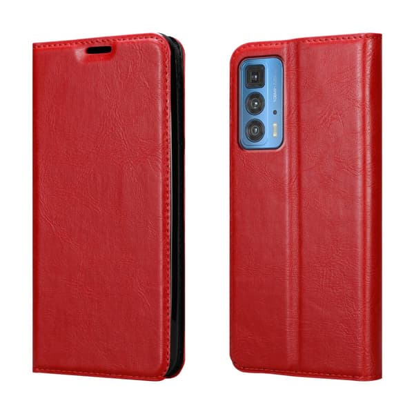 Motorola EDGE 20 PRO / EDGE S PRO Fodral Skal Plånboksfodral Case med magnetisk stängning, ståfunktion och kortficka
