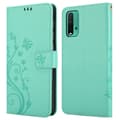 Miniatyrbild 8 av 8: Xiaomi RedMi 9T / POCO M3 Skal Fodral i blomdesign Mobilskydd Case Cover med magnetisk stängning, ståfunktion och kortplatser