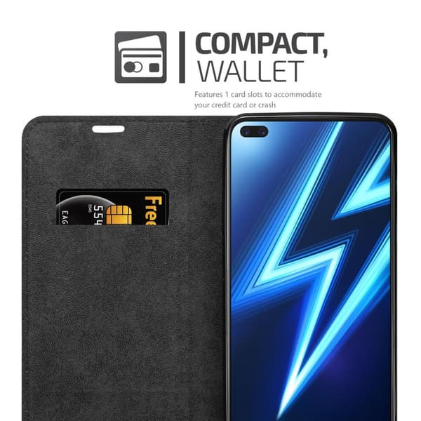 Realme 6 PRO Fodral Skal Plånboksfodral Case med magnetisk stängning, ståfunktion och kortficka
