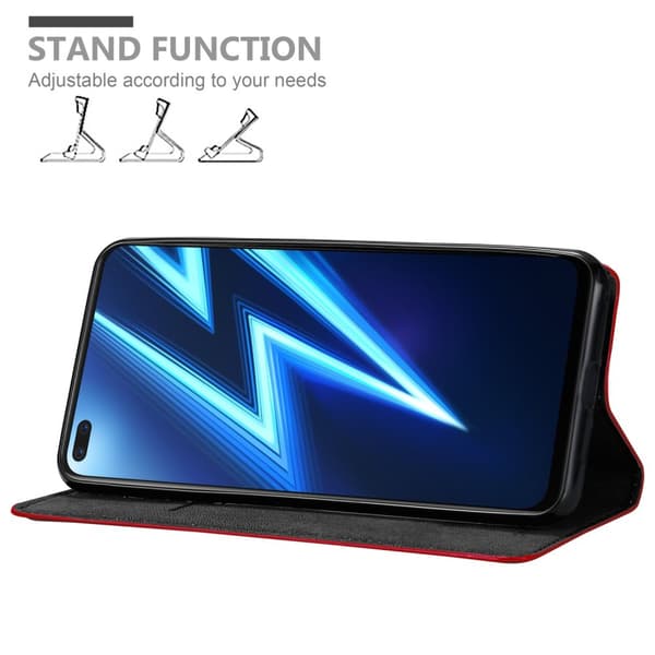 Realme 6 PRO Fodral Skal Plånboksfodral Case med magnetisk stängning, ståfunktion och kortficka