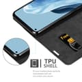 Pikkukuva 5 / 8: Realme 7 5G Suojakotelo Suojakuori Lompakkokotelo Matkapuhelinkotelo jossa magneettisuljenta, jalusta-toiminto ja korttitasku