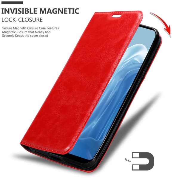 Realme 7 5G Suojakotelo Suojakuori Lompakkokotelo Matkapuhelinkotelo jossa magneettisuljenta, jalusta-toiminto ja korttitasku