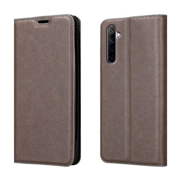 Realme 6 4G / 6s Fodral Skal Plånboksfodral Case med magnetisk stängning, ståfunktion och kortficka