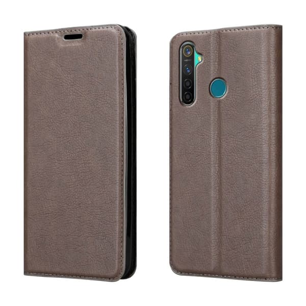 Realme 5 PRO / Realme Q Fodral Skal Plånboksfodral Case med magnetisk stängning, ståfunktion och kortficka