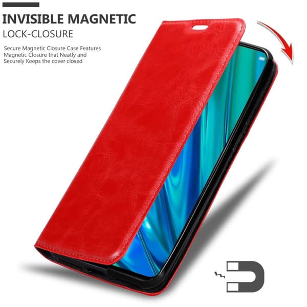 Realme 5 PRO / Realme Q Fodral Skal Plånboksfodral Case med magnetisk stängning, ståfunktion och kortficka