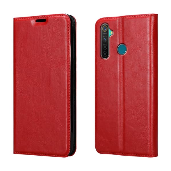 Realme 5 PRO / Realme Q Fodral Skal Plånboksfodral Case med magnetisk stängning, ståfunktion och kortficka