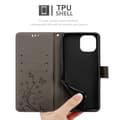 Pikkukuva 5 / 7: Xiaomi Mi 11 LITE (4G / 5G) / 11 LITE NE Suojakotelo Suojakuori Lompakkokotelo Matkapuhelinkotelo Kukat jossa on magneettisuljenta, jalusta-toiminto