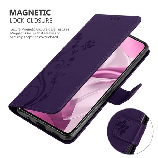 Xiaomi Mi 11 LITE (4G / 5G) / 11 LITE NE Suojakotelo Suojakuori Lompakkokotelo Matkapuhelinkotelo Kukat jossa on magneettisuljenta, jalusta-toiminto