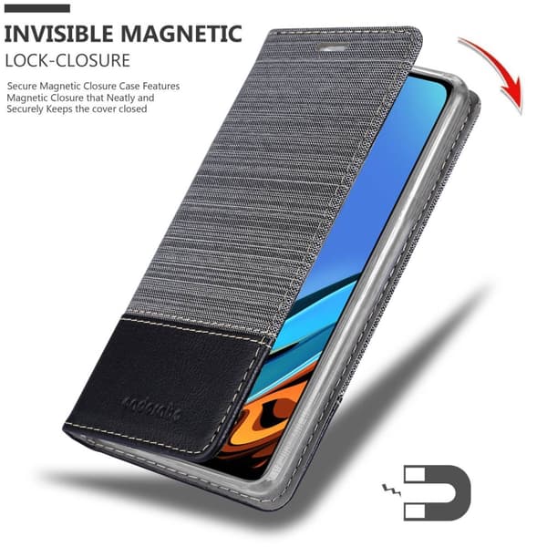 Xiaomi RedMi 9T / POCO M3 Suojakotelo Suojakuori Lompakkokotelo Matkapuhelinkotelo jossa magneettisuljenta, jalusta-toiminto ja korttitasku