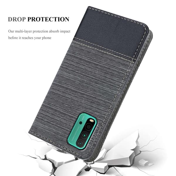 Xiaomi RedMi 9T / POCO M3 Suojakotelo Suojakuori Lompakkokotelo Matkapuhelinkotelo jossa magneettisuljenta, jalusta-toiminto ja korttitasku