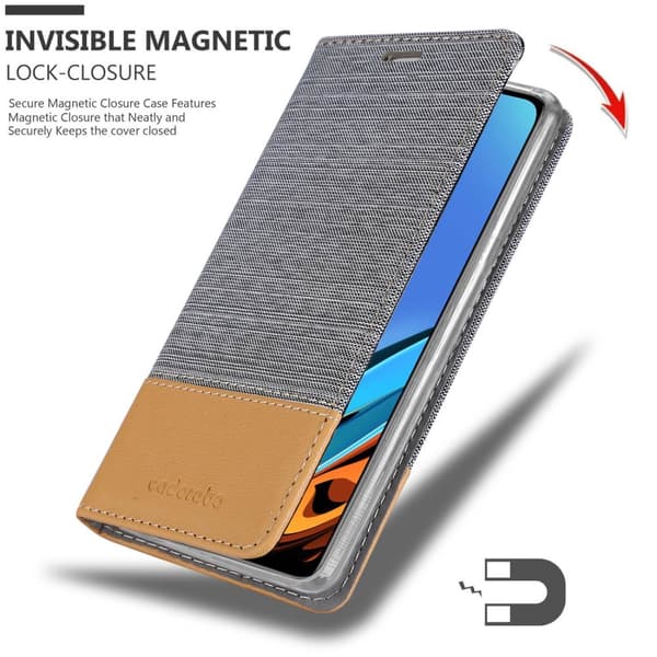 Xiaomi RedMi 9T / POCO M3 Suojakotelo Suojakuori Lompakkokotelo Matkapuhelinkotelo jossa magneettisuljenta, jalusta-toiminto ja korttitasku
