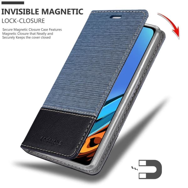 Xiaomi RedMi 9T / POCO M3 Suojakotelo Suojakuori Lompakkokotelo Matkapuhelinkotelo jossa magneettisuljenta, jalusta-toiminto ja korttitasku