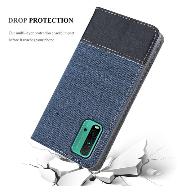 Xiaomi RedMi 9T / POCO M3 Suojakotelo Suojakuori Lompakkokotelo Matkapuhelinkotelo jossa magneettisuljenta, jalusta-toiminto ja korttitasku