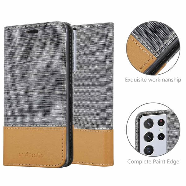 Samsung Galaxy S22 ULTRA Suojakotelo Suojakuori Lompakkokotelo Matkapuhelinkotelo jossa magneettisuljenta, jalusta-toiminto ja korttitasku