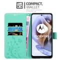 Pikkukuva 2 / 7: Motorola MOTO G31 / G41 Suojakotelo Suojakuori Lompakkokotelo Matkapuhelinkotelo Kukat jossa on magneettisuljenta, jalusta-toiminto ja korttipaikat