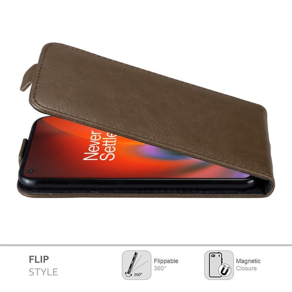Deksel til OnePlus Nord 2 5G Flip Etui med magnetisk lukking