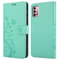Miniatyrbillede 8 af 8: Motorola MOTO G10 / G30 Pungetui Cover Blomster ()