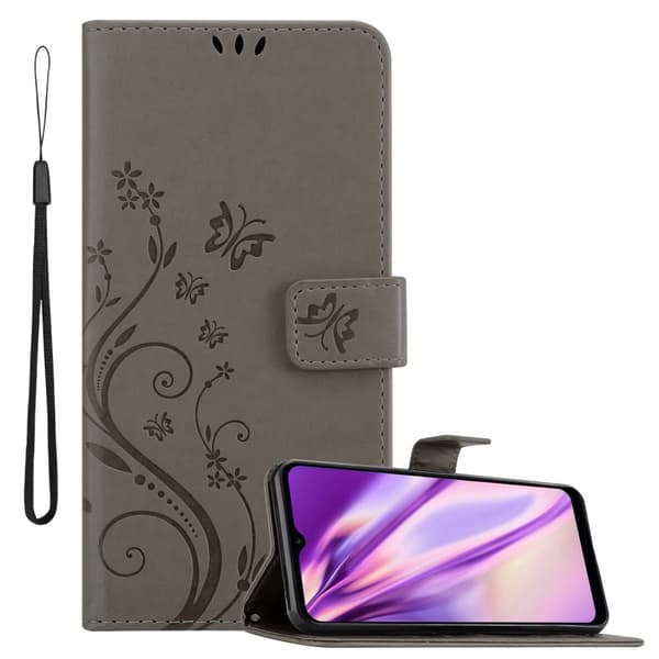 Deksel til Motorola MOTO G10 / G30 Lommebokdeksel i blomster design med magnetisk lukking, stativfunksjon og kortplasser
