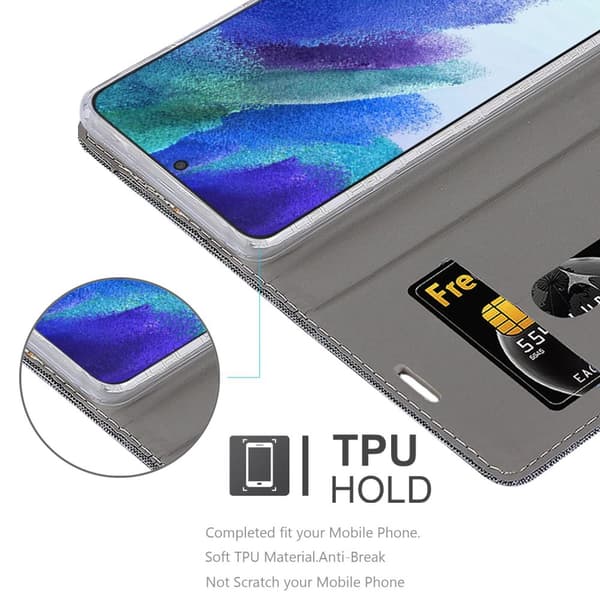 Samsung Galaxy S22 PLUS Skal Plånboksfodral med magnetisk stängning, ståfunktion och kortficka