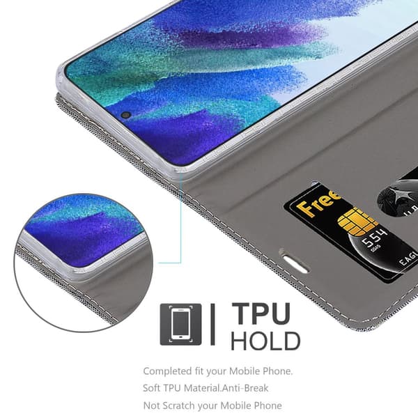 Samsung Galaxy S22 PLUS Skal Plånboksfodral med magnetisk stängning, ståfunktion och kortficka