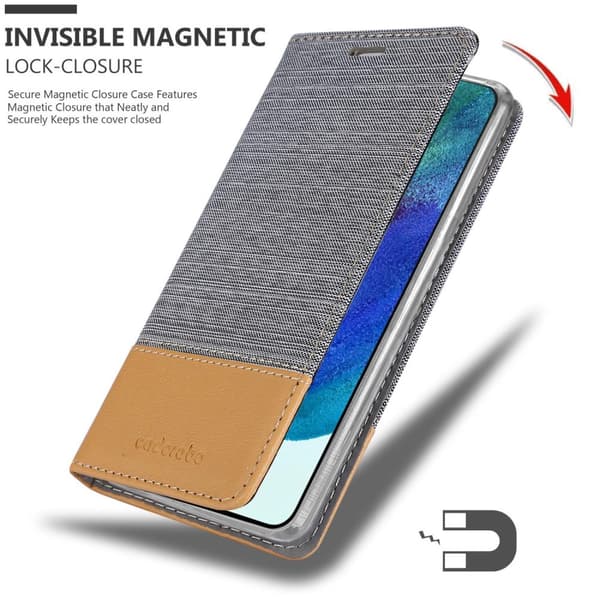 Samsung Galaxy S22 PLUS Skal Plånboksfodral med magnetisk stängning, ståfunktion och kortficka