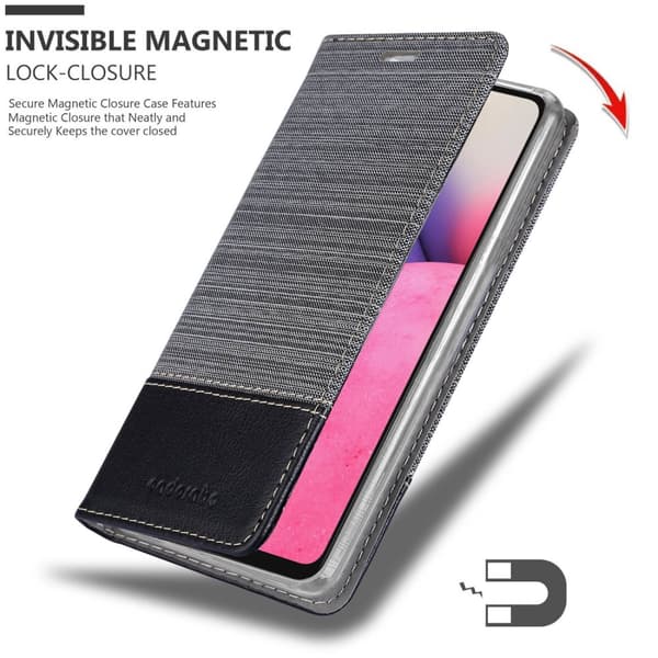 Deksel til Samsung Galaxy A33 5G Lommebokdeksel med magnetisk lukking, stativfunksjon og kortlomme
