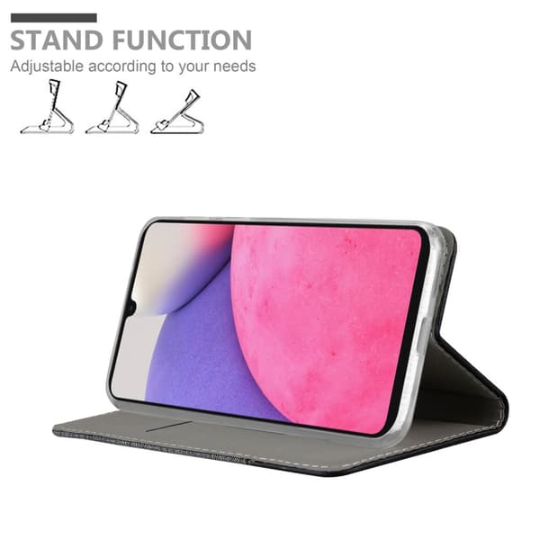 Samsung Galaxy A33 5G Skal Plånboksfodral med magnetisk stängning, ståfunktion och kortficka