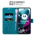 Miniatyrbillede 5 af 11: Motorola MOTO G200 5G Pungetui Cover Blomster ()