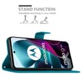 Miniatyrbillede 8 af 11: Motorola MOTO G200 5G Pungetui Cover Blomster ()