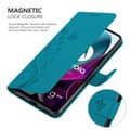 Miniatyrbillede 10 af 11: Motorola MOTO G200 5G Pungetui Cover Blomster ()