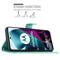 Miniatyrbillede 8 af 11: Motorola MOTO G200 5G Pungetui Cover Blomster ()