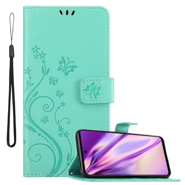 Motorola MOTO G200 5G Pungetui Cover Blomster ()