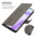 Miniatyrbilde 5 av 8: Deksel til OnePlus 9RT 5G Lommebokdeksel i blomster design med magnetisk lukking, stativfunksjon og kortplasser