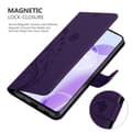 Miniatyrbilde 5 av 8: Deksel til OnePlus 9RT 5G Lommebokdeksel i blomster design med magnetisk lukking, stativfunksjon og kortplasser