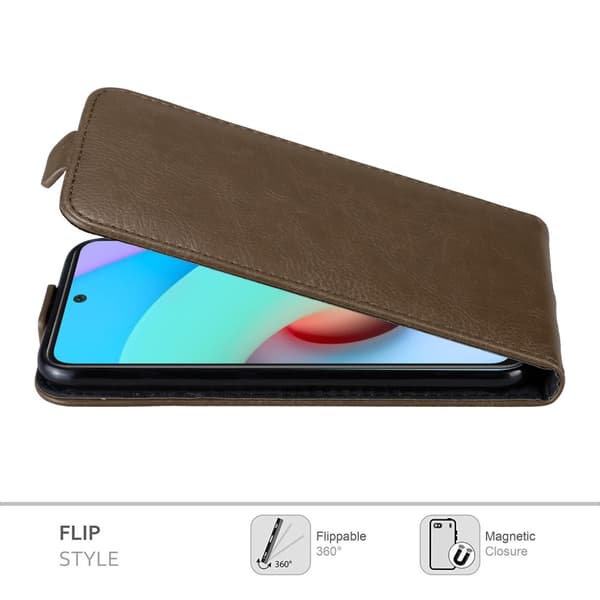 Deksel til Xiaomi RedMi 10 4G Flip Etui med magnetisk lukking