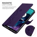 Miniatyrbild 7 av 11: Motorola MOTO G71 5G Skal Fodral i blomdesign Mobilskydd Case Cover med magnetisk stängning, ståfunktion och kortplatser
