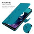 Miniatyrbild 7 av 11: Motorola MOTO G71 5G Skal Fodral i blomdesign Mobilskydd Case Cover med magnetisk stängning, ståfunktion och kortplatser