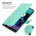 Miniatyrbild 8 av 11: Motorola MOTO G71 5G Skal Fodral i blomdesign Mobilskydd Case Cover med magnetisk stängning, ståfunktion och kortplatser