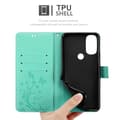 Miniatyrbild 10 av 11: Motorola MOTO G71 5G Skal Fodral i blomdesign Mobilskydd Case Cover med magnetisk stängning, ståfunktion och kortplatser