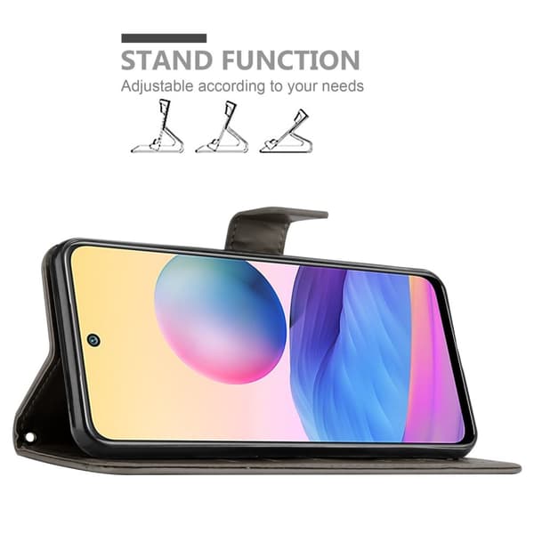 Xiaomi RedMi NOTE 10 5G / POCO M3 PRO 5G Suojakotelo Suojakuori Lompakkokotelo Matkapuhelinkotelo Kukat jossa on magneettisuljenta, jalusta-toiminto
