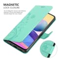 Pikkukuva 5 / 8: Xiaomi RedMi NOTE 10 5G / POCO M3 PRO 5G Suojakotelo Suojakuori Lompakkokotelo Matkapuhelinkotelo Kukat jossa on magneettisuljenta, jalusta-toiminto