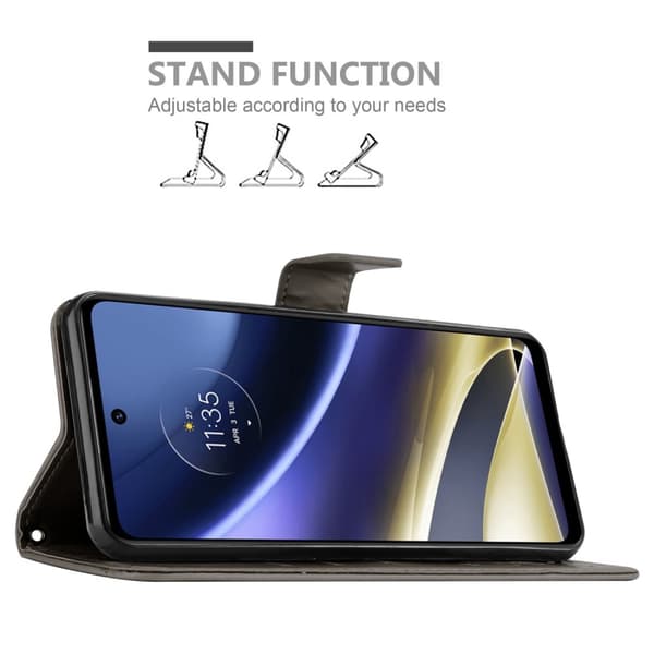 Motorola MOTO G51 5G Suojakotelo Suojakuori Lompakkokotelo Matkapuhelinkotelo Kukat jossa on magneettisuljenta, jalusta-toiminto ja korttipaikat